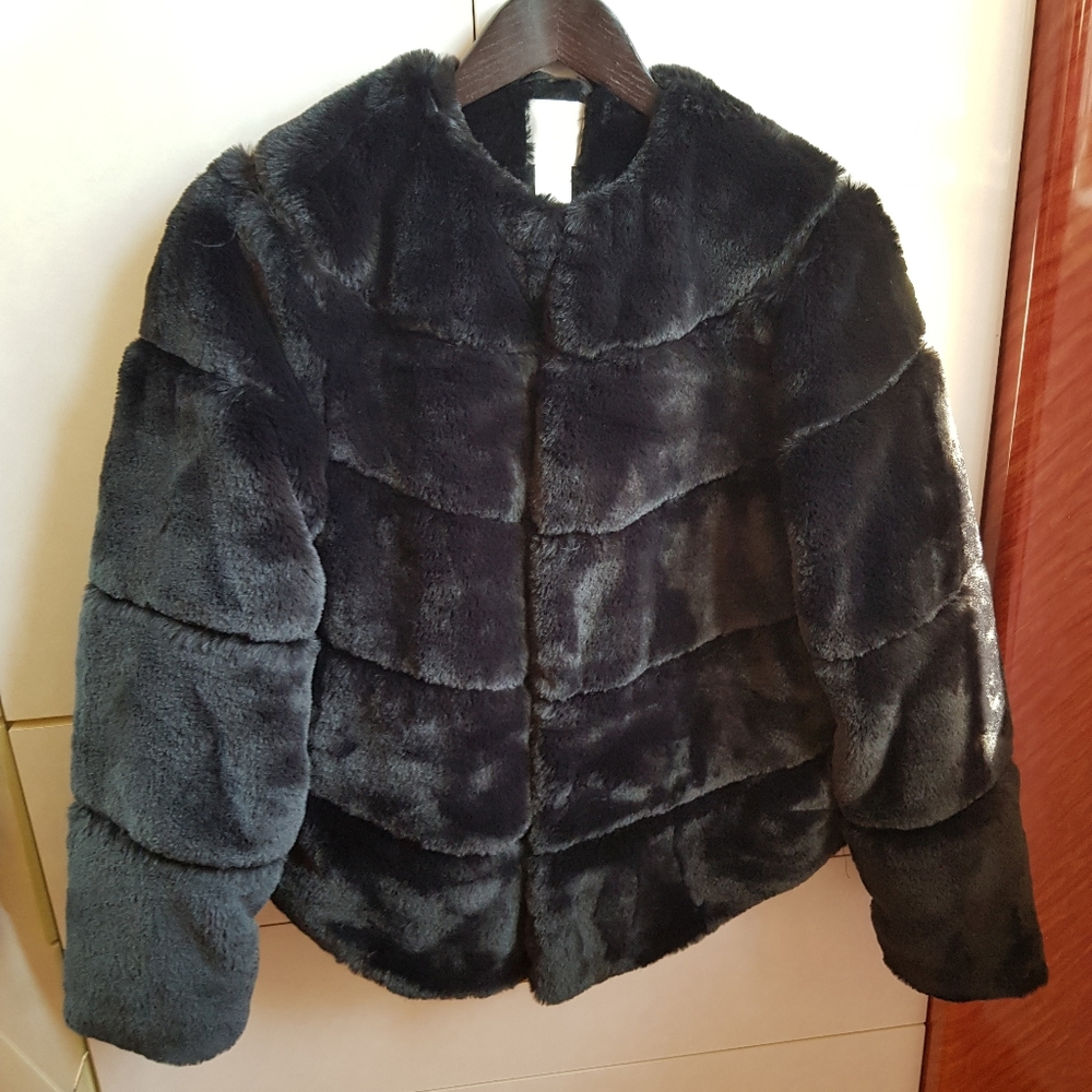 H&M fur jacket